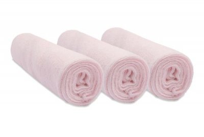 EASY DORT Lot de 3 housses pour matelas &agrave; langer Couleur - Rose