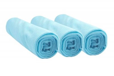 GENERIQUE Lot de 3 housses pour matelas &agrave; langer Couleur - Turquoise