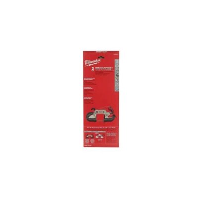 MILWAUKEE Lot de 3 lames de scie &agrave; ruban 14 TPI sp&eacute;ciale coupe profonde 48390511