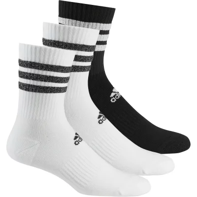 ADIDAS Lot de 3 paires de chaussettes  glam 3 bandes cushionedsport