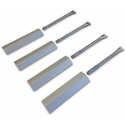 SWEEEK Lot de 4 br&ucirc;leurs et 4 diffuseurs pour barbecue athos, albert et bazin