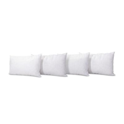 BELLECOUR Lot de 4 oreillers 40x60 Duvet & Plumes Mi-ferme