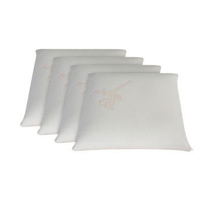 OLYMPE LITERIE Lot de 4 oreillers 60x60 M&eacute;moire de forme