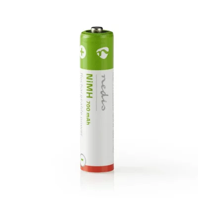 NEDIS Lot De 4 Piles Rechargeables  Type Aaa (r03) 1,2v 700mah