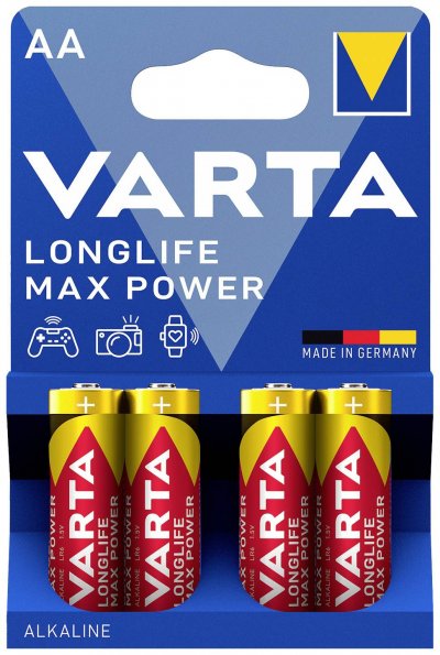 VARTA Lot de 4 piles type lr6 1.5 volts - 4706/404 4706/404