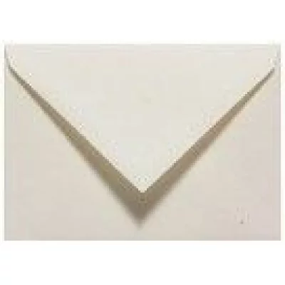 GENERIQUE Lot de 5 20 enveloppes C6 Paille gomm&eacute;es, coloris ivoire