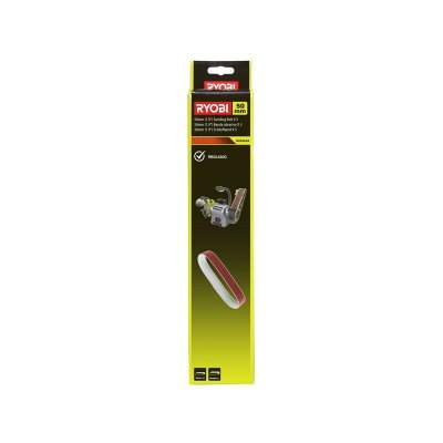 RYOBI Lot de 5 abrasifs  BSS50A5, 50 x 686 mm, grains 80
