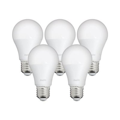 XANLITE Lot de 5 ampoules SMD LED, culot E27, 806 Lumens