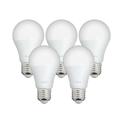 XANLITE Lot de 5 ampoules SMD LED Opaque, culot E27, 1055LM