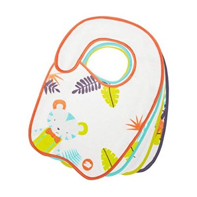 BEBE CONFORT Lot de 5 bavoirs T1/T2 - Jungle Vibes Jungle Vibes
