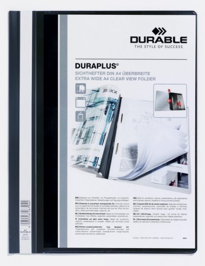 DURABLE Lot de 5 -  DURAPLUS - chemise pour rapports