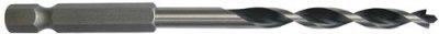 TIVOLY Lot de 5 forets h&eacute;lico&iuml;daux pour bois, Diam.3 &agrave; 8 mm, L.165 mm 