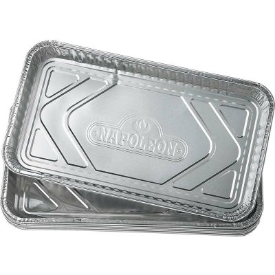NAPOLEON Lot de 5 grands r&eacute;cipients &agrave; graisse pour barbecue 