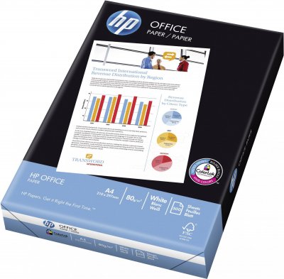 HP Lot de 5 -  Papier A4 blanc 80g Office - Ramette de 500 feuilles