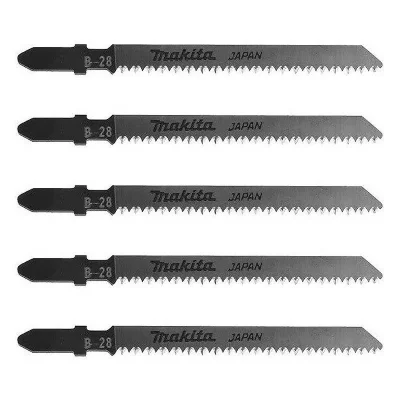 MAKITA Lot de 5 Lames de scies sauteuses  A-80391 pour bois