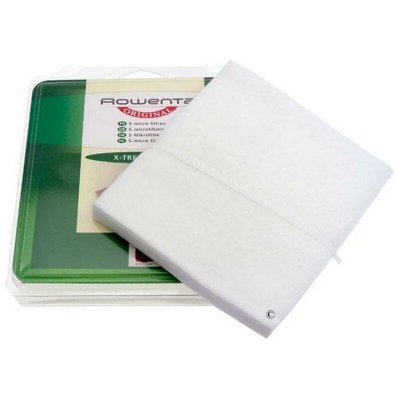 ROWENTA Lot de 5 microfiltres x-trem power ro4311 ro4313 ro4320 ro4323 ro4341