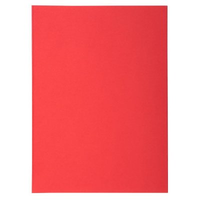 EXACOMPTA Lot de 5 Paquet de 250 sous-chemises SUPER 60, coloris rouge