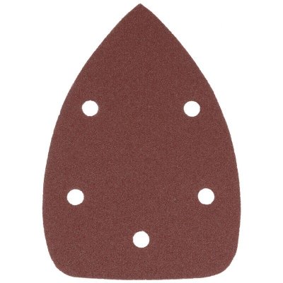 KREATOR Lot De 5 Patins Triangulaires Auto-agrippants - Grain 240 - 140x140x80 Mm