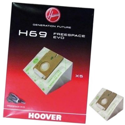 HOOVER Lot de 5 sacs h69 aspirateur 35601053 