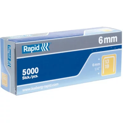 RAPID Lot de 5000 agrafes 13/8 gavanis&eacute;e - 