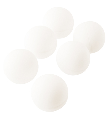 GENERIQUE Lot de 6 balles de tennis de table de qualit&eacute; diam&egrave;tre 40 mm blanche