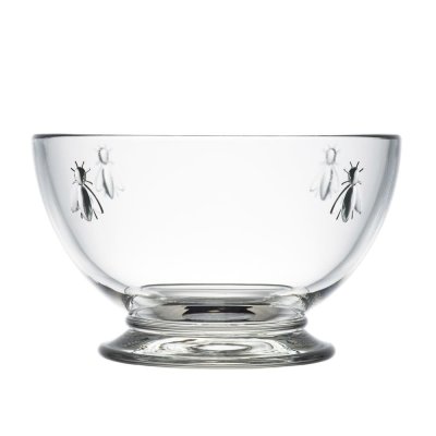 LA ROCHERE Lot de 6 bols &agrave; talon 14 cm en verre transparent