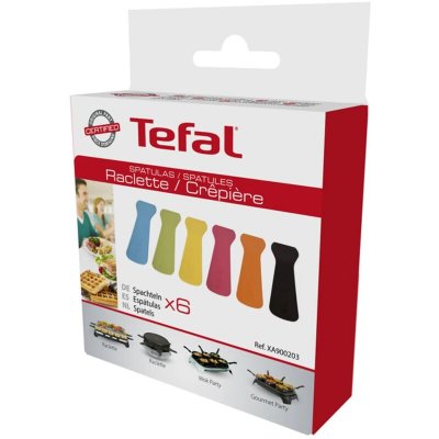 TEFAL Lot de 6 spatules (XA900203) Raclette, gril, Wok 
