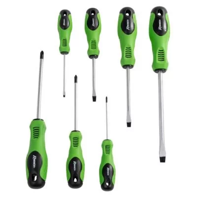 RIBITECH Lot de 7 tournevis soft touch, prtour7bm-b PRTOUR7BM/B