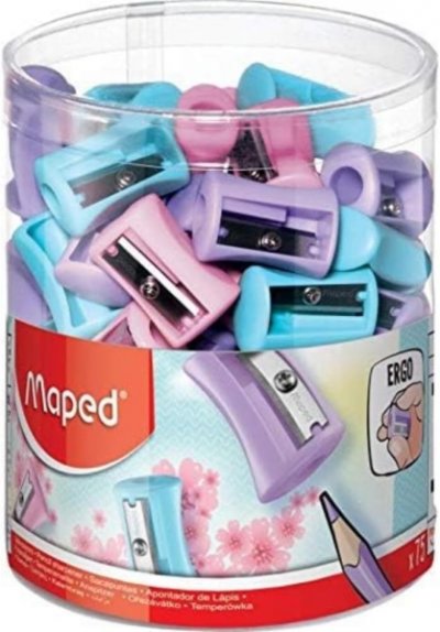 MAPED Lot de 75 sachets vifs aux couleurs vari&eacute;es Pastel 1 trou  63011