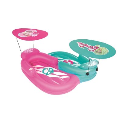 BESTWAY Lot de Deux Matelas Gonflables  Barbie Parasol 178x170 cm