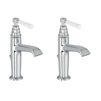 JACOB DELAFON Lot de deux mitigeurs lavabo Cl&eacute;o 1889 Chrome - 
