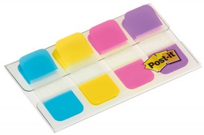 POST IT Lot de marque-pages - POST-IT - 15,8 x 38 mm - 4 couleurs