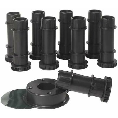 JACOB DELAFON Lot de pieds pour receveur Flight, 9 pieds - 