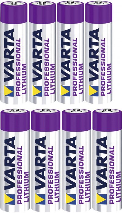VARTA Lot de piles lithium  6103301404, 6106301404 LR03, LR6 8 pc(s) 