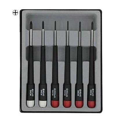 DONAU ELEKTRONIK Lot de tournevis (6 pi&egrave;ces) Donau 280-61 cruciforme Phillips, cruciforme Pozidriv 1 pc(s)