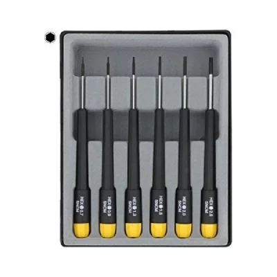 GENERIQUE Lot de tournevis (6 pi&egrave;ces) donau 280-63 6 pans int&eacute;rieurs 1 pc(s) 87528