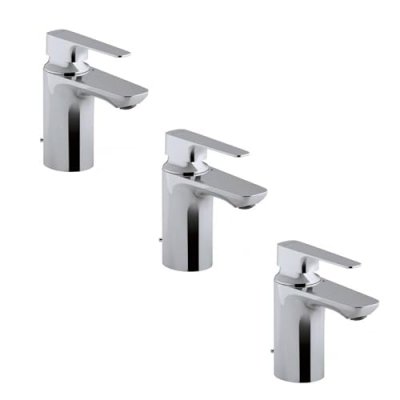 JACOB DELAFON Lot de trois mitigeurs lavabo Aleo+ sans tirette - 