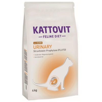 KATTOVIT Lot  pour chat - Urinary, poulet (2 x 4kg)