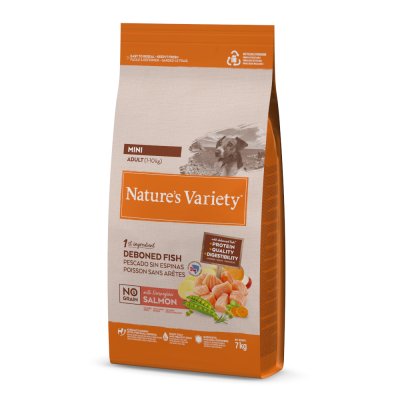 NATURE S VARIETY Lot Nature's Variety - Original No Grain Mini Adult saumon (2 x 7 kg)