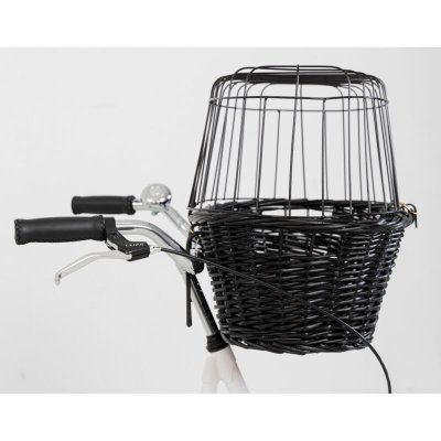 Lot panier pour v&eacute;lo Trixie + gourde 500mL avec distributeur d'eau