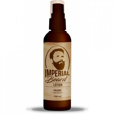 IMPERIAL BEARD Lotion Volume pour Barbe - Purifie, prot&egrave;ge, donne du volume