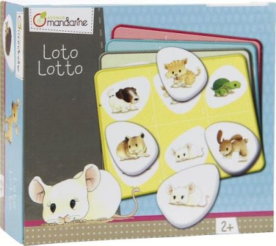 AVENUE MANDARINE Loto Animaux familiers 