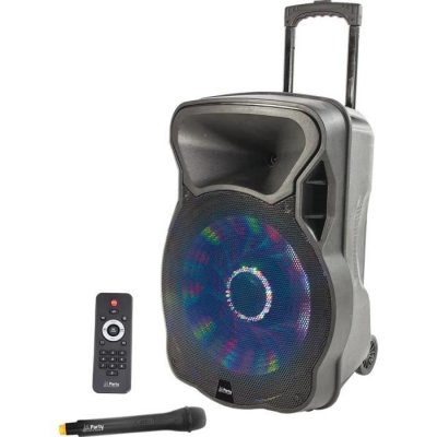 PARTY LIGHT &SOUND LOTRONIC Party 15LED - Enceinte sans fil Bluetooth - Noir