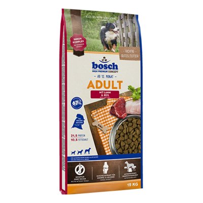 BOSCH HPC Lots &eacute;conomiques bosch - Adult, agneau & riz (2 x 15 kg)