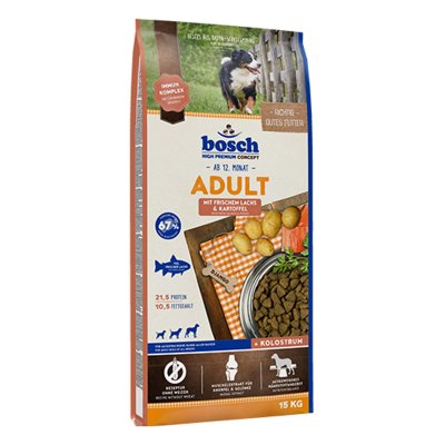 BOSCH HPC Lots &eacute;conomiques bosch - Adult, saumon & pommes de terre (2 x 15 kg)