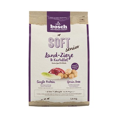 BOSCH HPC Lots &eacute;conomiques bosch - Soft Senior ch&egrave;vre, pommes de terre (3 x 2,5 kg)