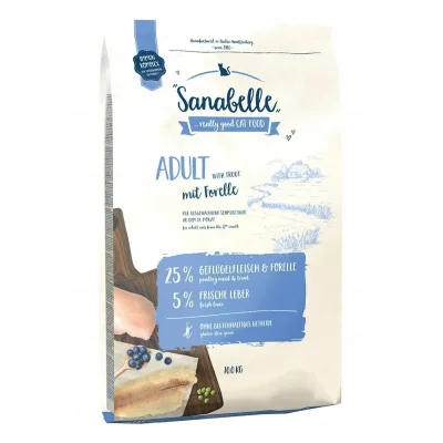 SANABELLE Lots &eacute;conomiques  2 x 10 kg -  Adult, truite