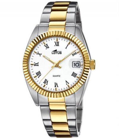 LOTUS  Homme Analogique Quartz Montre avec Bracelet en Acier Inoxydable 15197/1