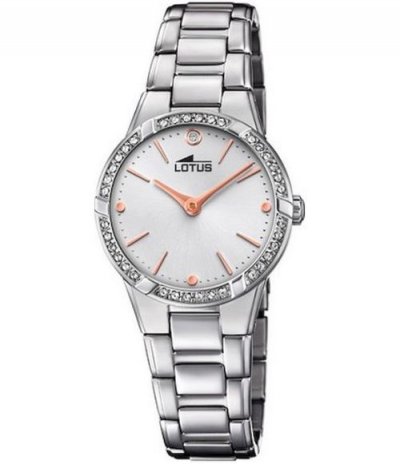 LOTUS  Montre Pour Femme Mode L18454/1 Bracelet En Acier Inoxydable Montre Bliss Argent Ul18454/1