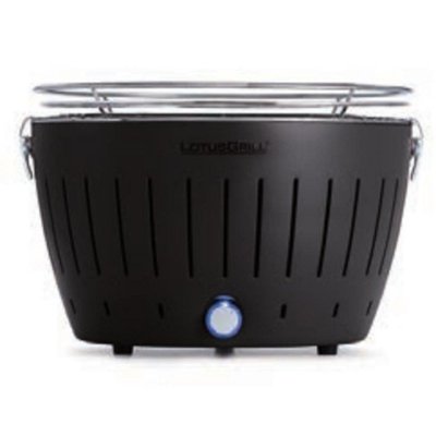 LOTUSGRILL  - Barbecue NOIR avec piles et c&acirc;ble d'alimentation USB